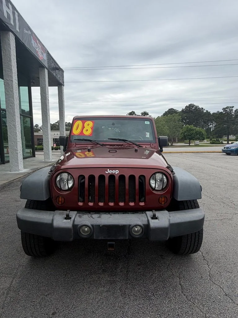 Used 2008 Red Jeep Unlimited X image 8