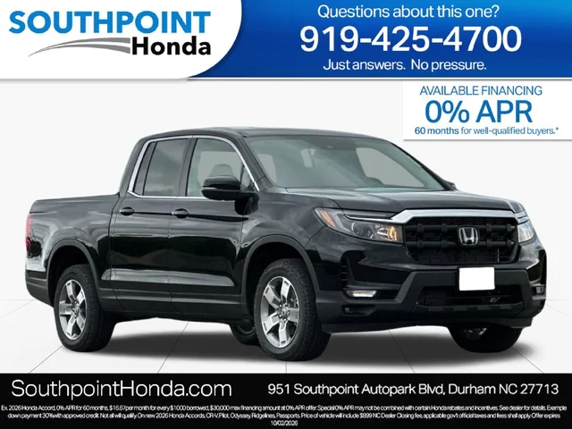2026 Honda Ridgeline RTL