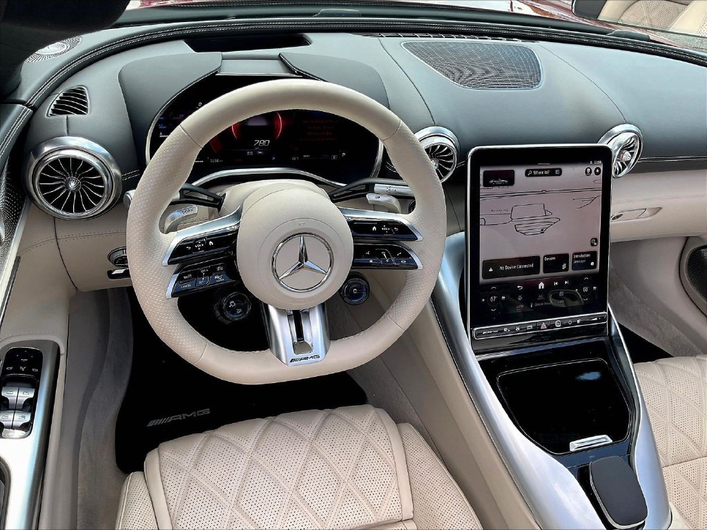 Certified Used 2025 MANUFAKTUR Patagonia Red Metallic Mercedes-Benz SL 43 AMG® image 4