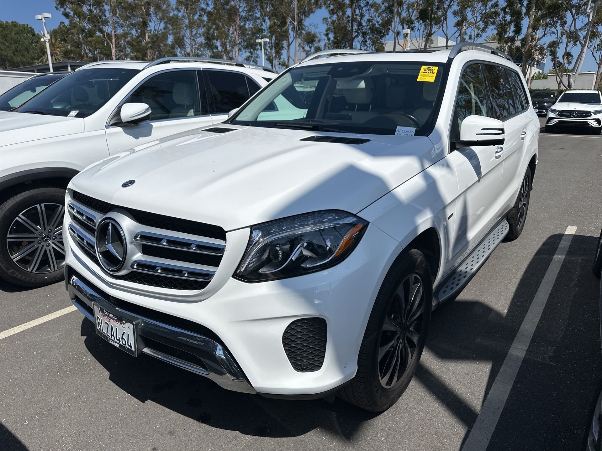 Used 2019 White Mercedes-Benz GLS 450 image 1