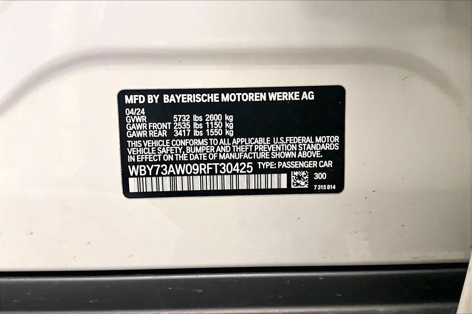 Used 2024 Alpine White BMW eDrive40 image 30