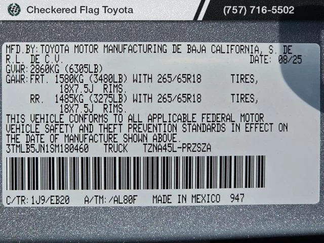 2025 Toyota Tacoma Limited - Photo 30