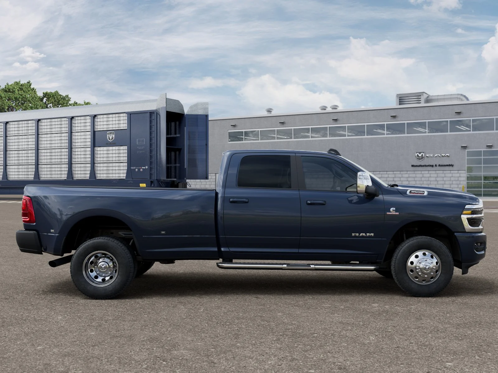New 2026 Forged Blue Metallic Exterior Paint RAM Laramie image 47