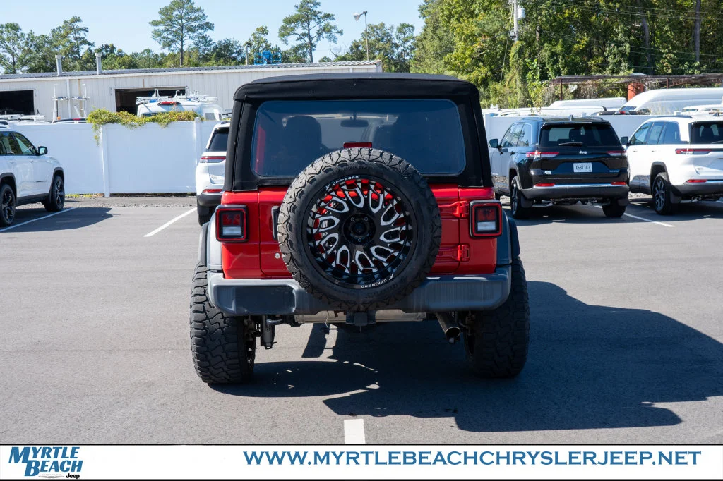 Used 2020 Red Clearcoat Jeep Unlimited Sport S image 5