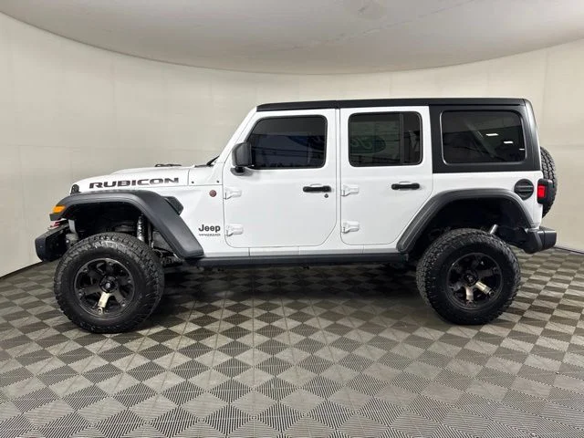 Used 2018 Bright White Clearcoat Jeep Unlimited Rubicon image 7