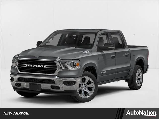 Used 2021 Billet Silver Metallic Clearcoat RAM Lone Star image 1