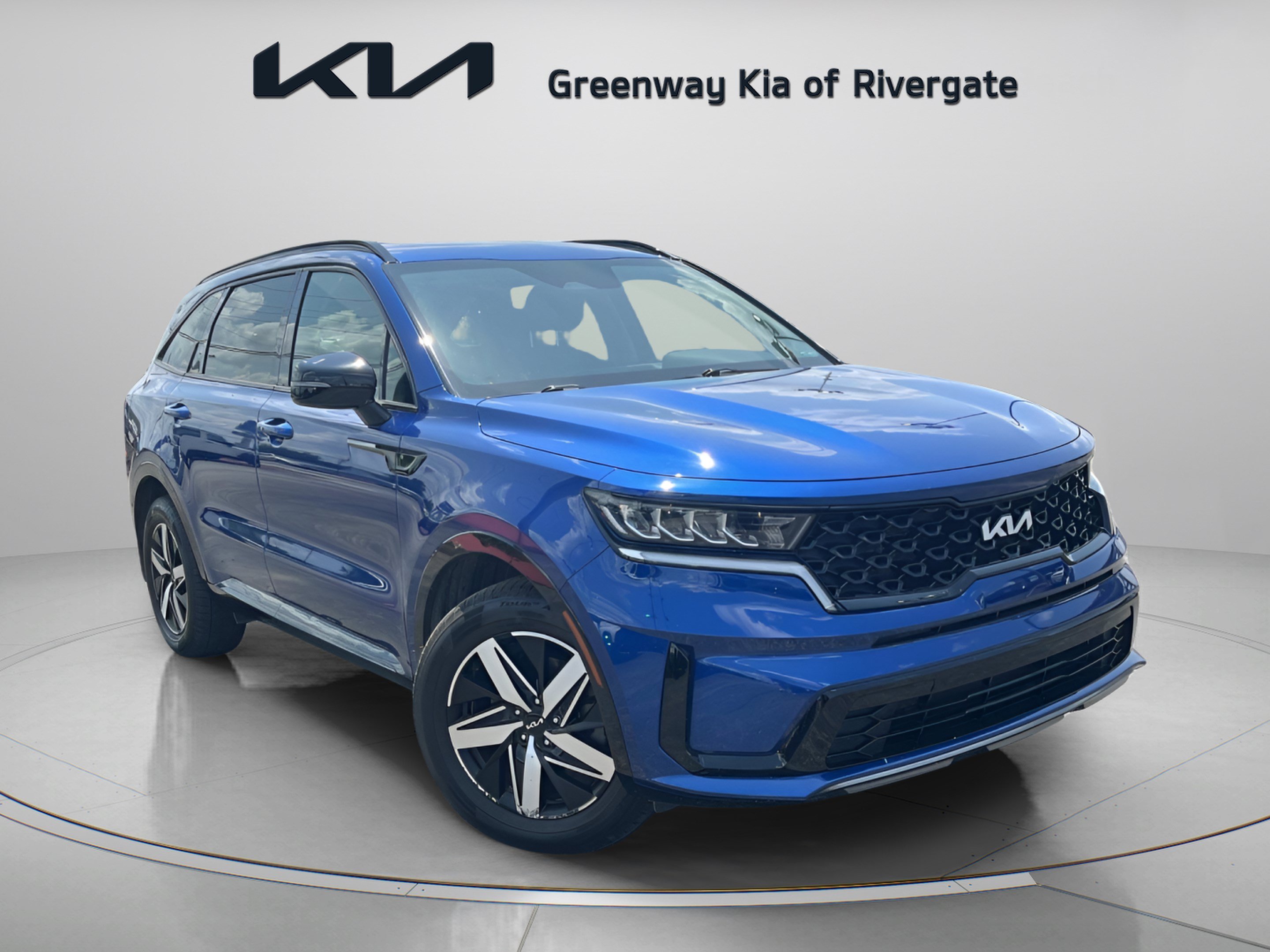 Used 2023 Sapphire Blue Kia S image 1