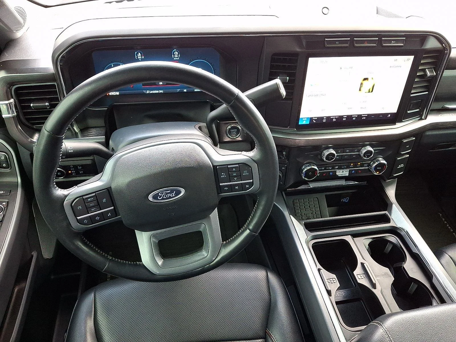 Used 2024 Carbonized Gray Metallic Ford LARIAT image 13