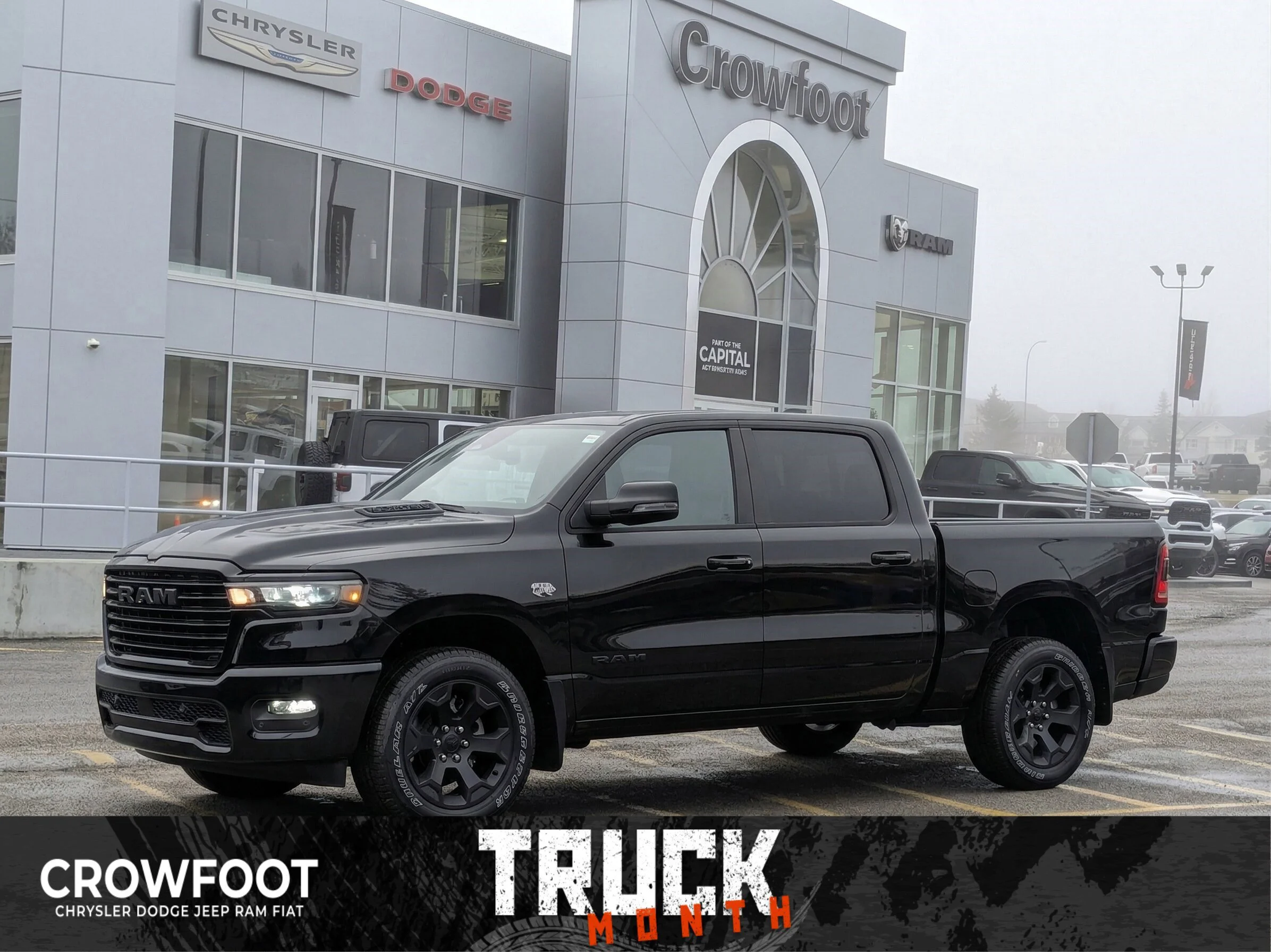 New 2026 Black RAM Sport - - Level 1 Equip Grp - Dual?Pane Panoramic Sunroof - Leather?Faced Bucket Seats - 5.7L image 1