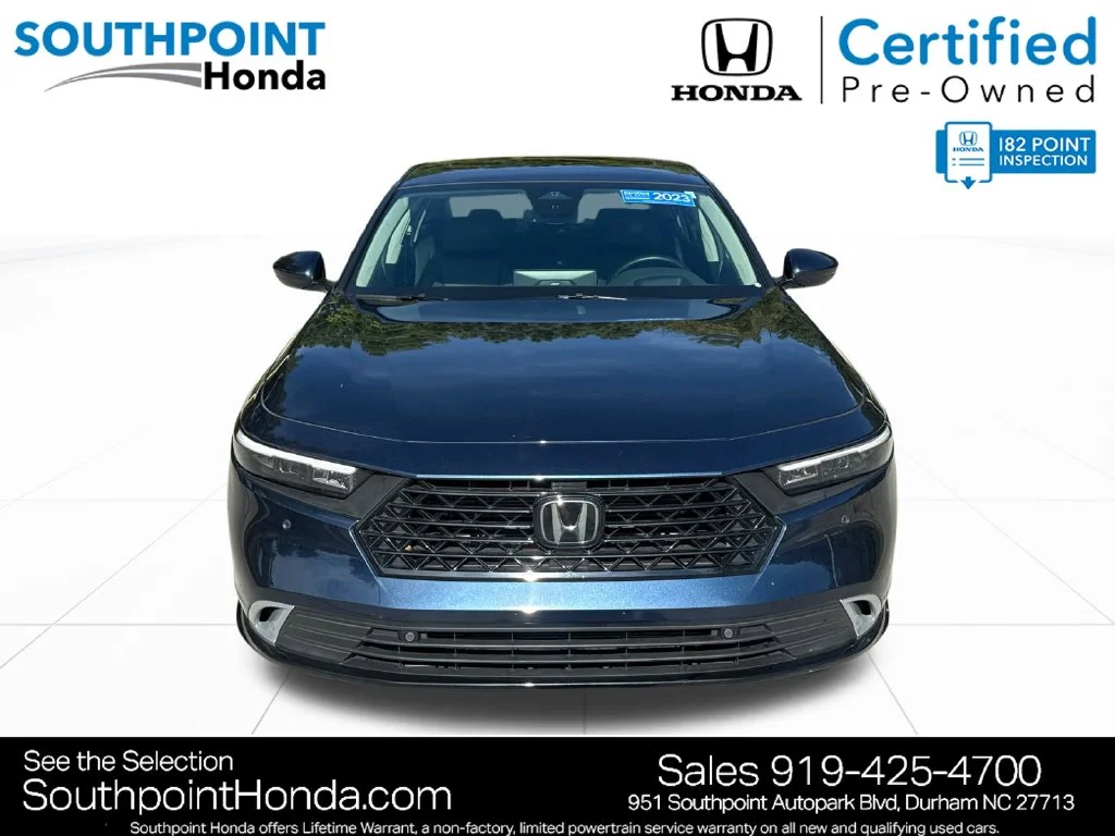 Certified Used 2023 Canyon River Blue Metallic Honda Touring image 2
