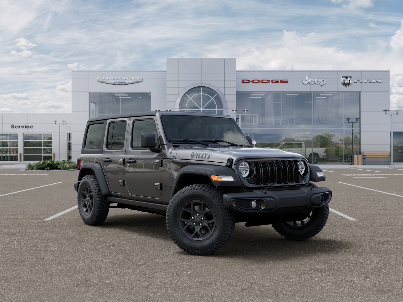 New 2026 Granite Crystal Metallic Clear-Coat Exterior Paint Jeep Willys image 19