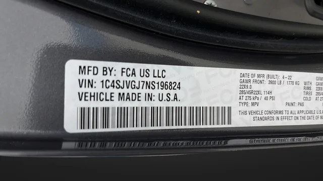 Used 2022 Baltic Gray Metallic Clearcoat Jeep Series III image 45