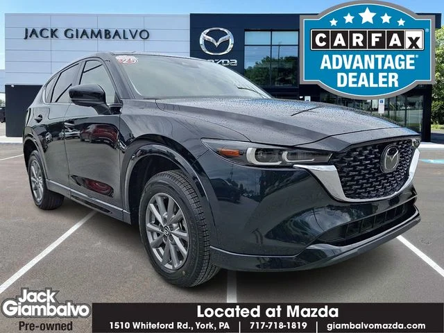 Certified Used 2025 Black Mazda 2.5 S Preferred Package image 1