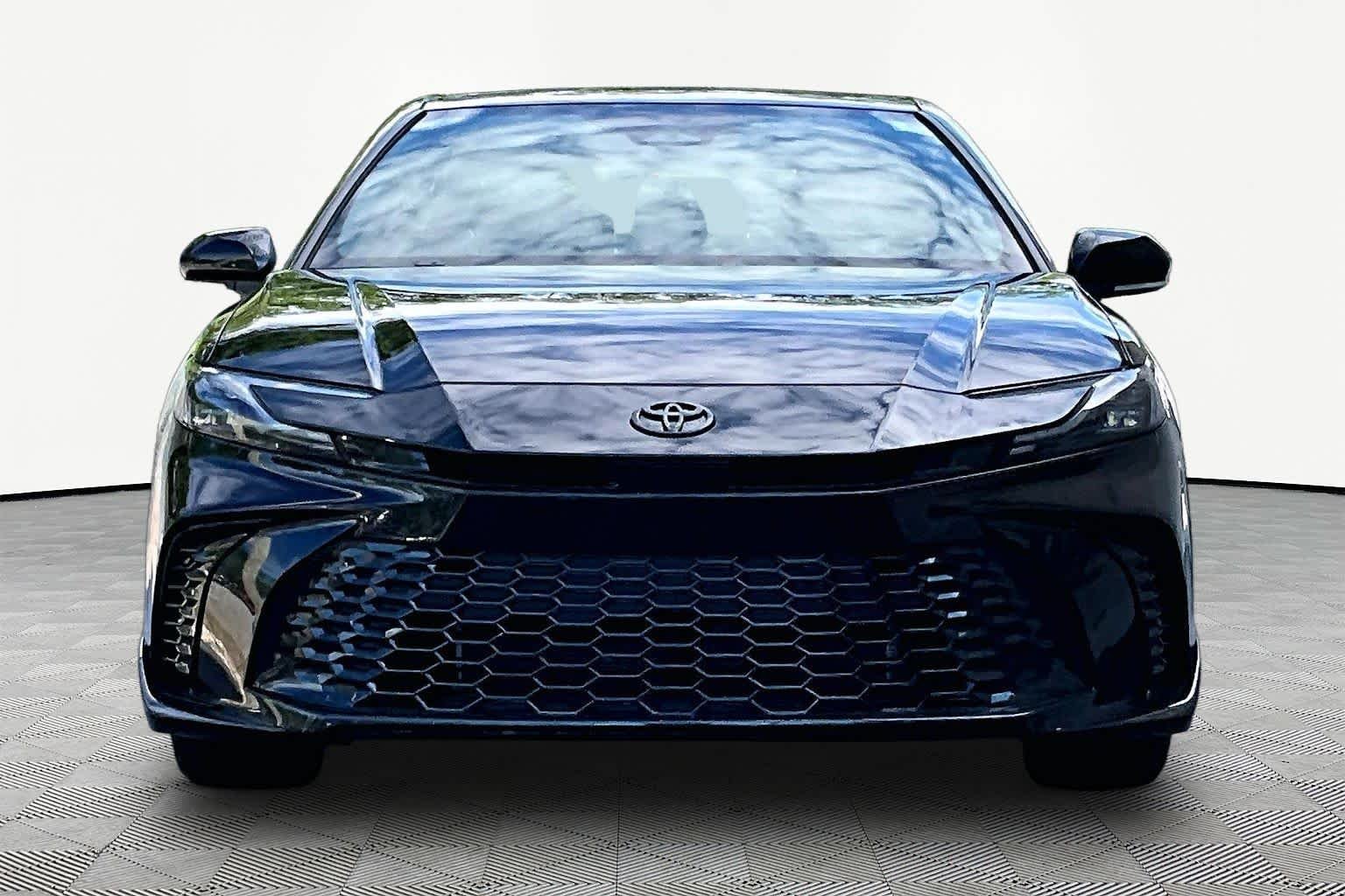 Used 2025 Midnight Black Metallic Toyota XSE image 4