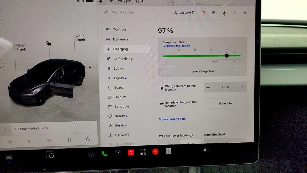 Used 2025 Stealth Grey Tesla Long Range RWD image 19
