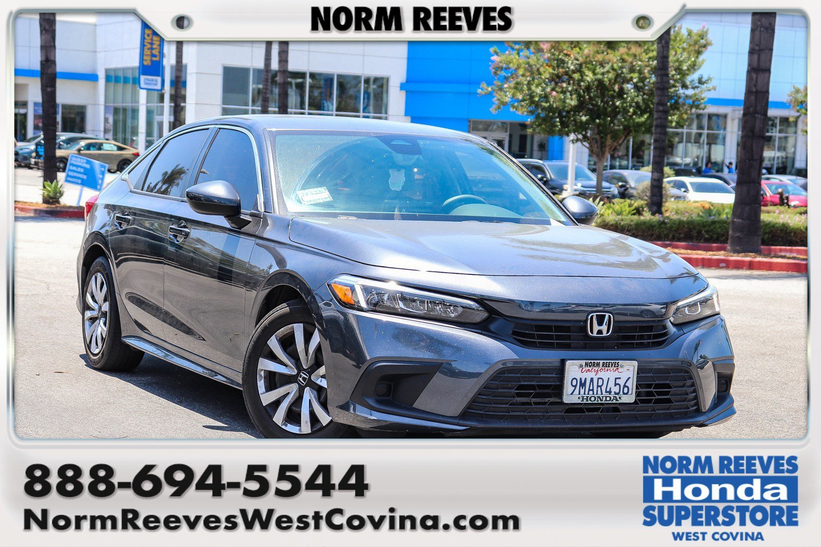 Certified Used 2024 Meteorite Gray Metallic Honda LX image 1