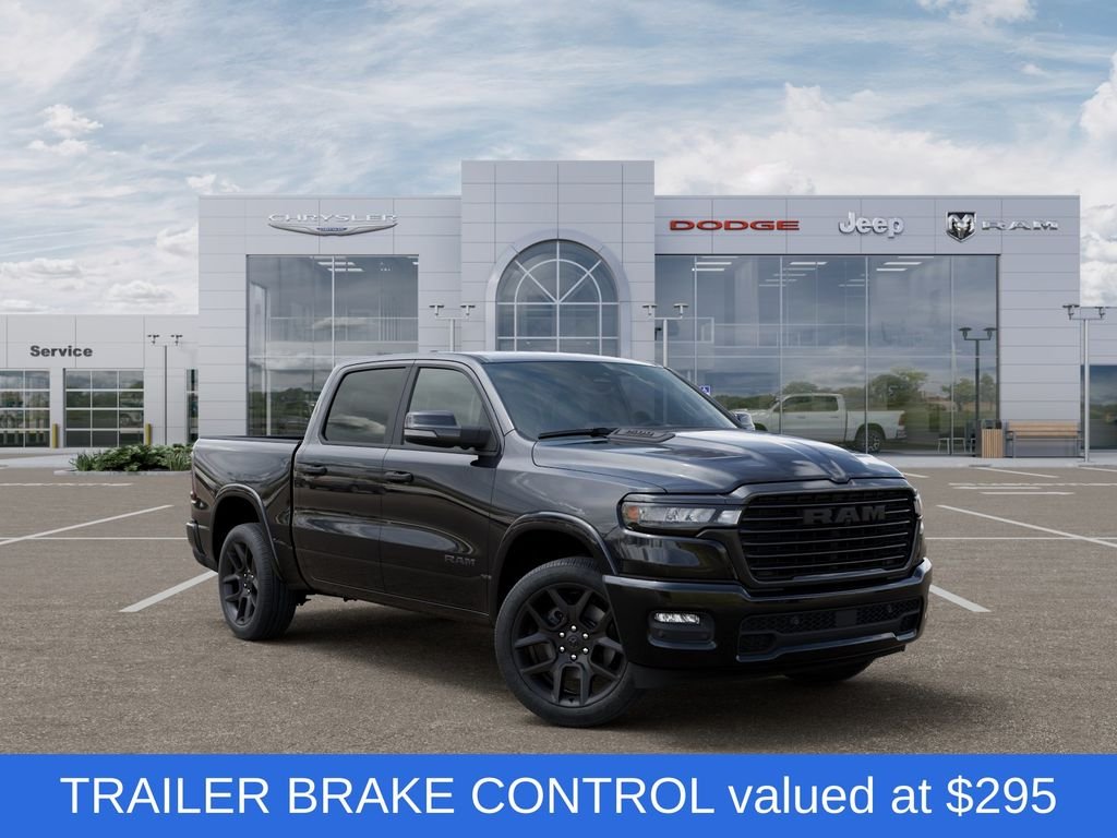 New 2026 Diamond Black Crystal Pearl-Coat Exterior Paint RAM Laramie image 5