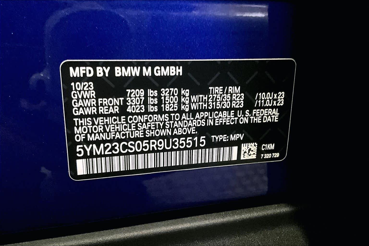 Used 2024 Marina Bay Blue Metallic BMW  image 32
