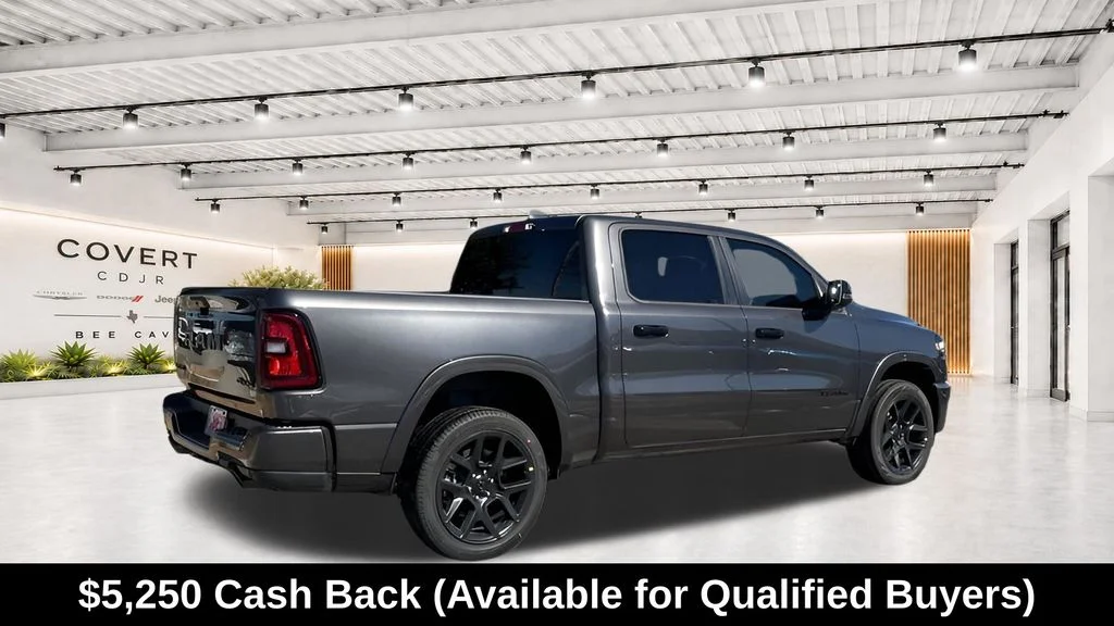 New 2026 Granite Crystal Metallic Clear-Coat Exterior Paint RAM Laramie image 11