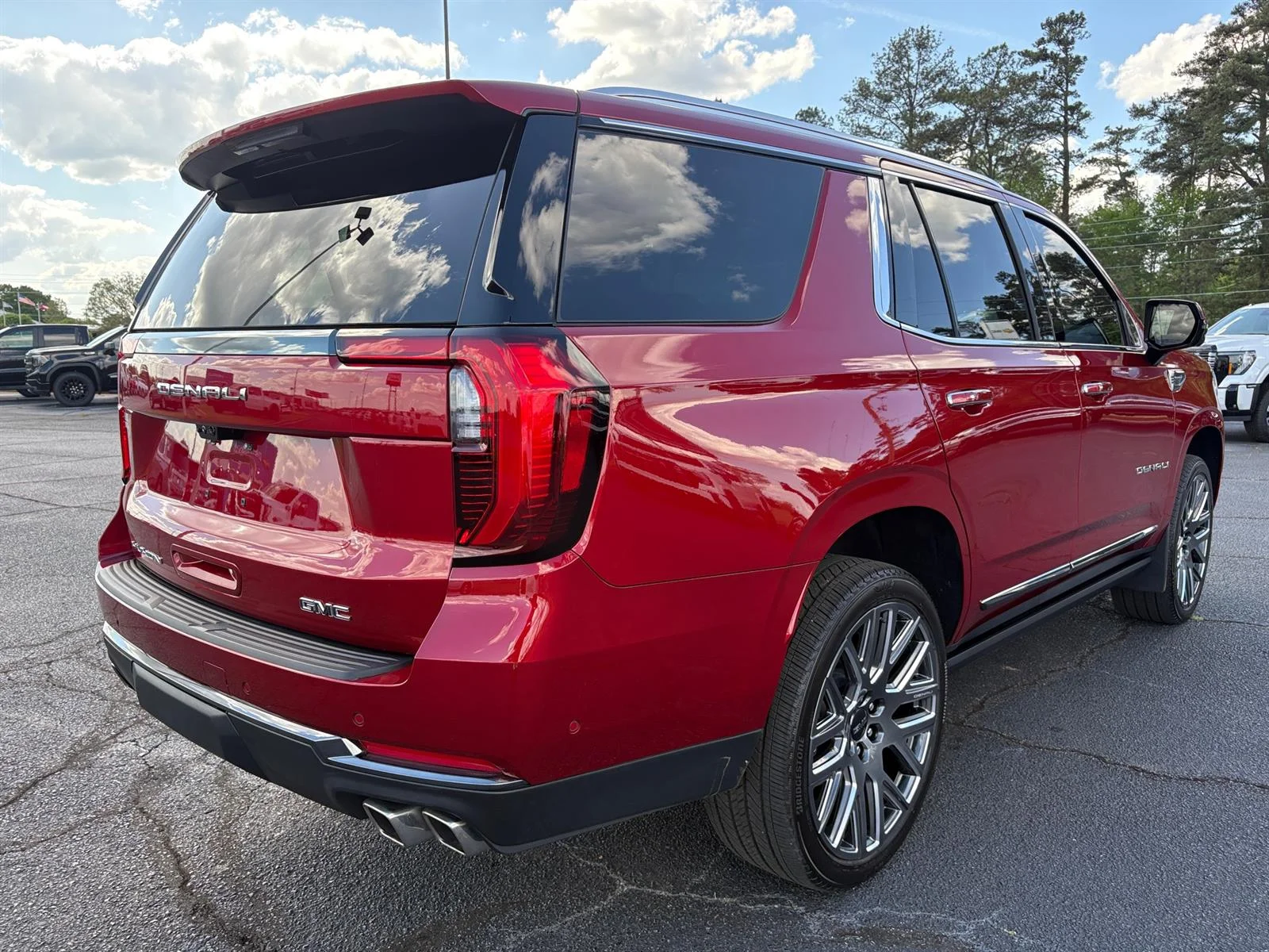 Used 2026 Volcanic Red Tintcoat GMC Denali Ultimate image 9