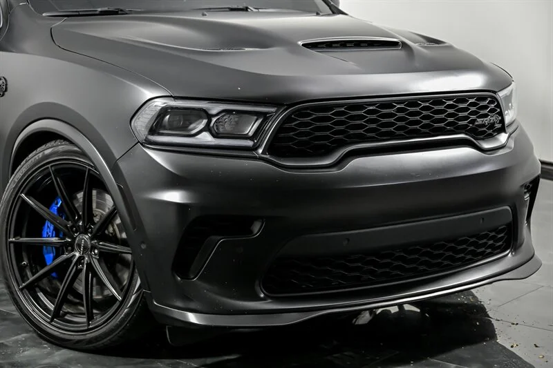 Used 2021 Destroyer Grey Clear Coat Dodge SRT Hellcat image 2