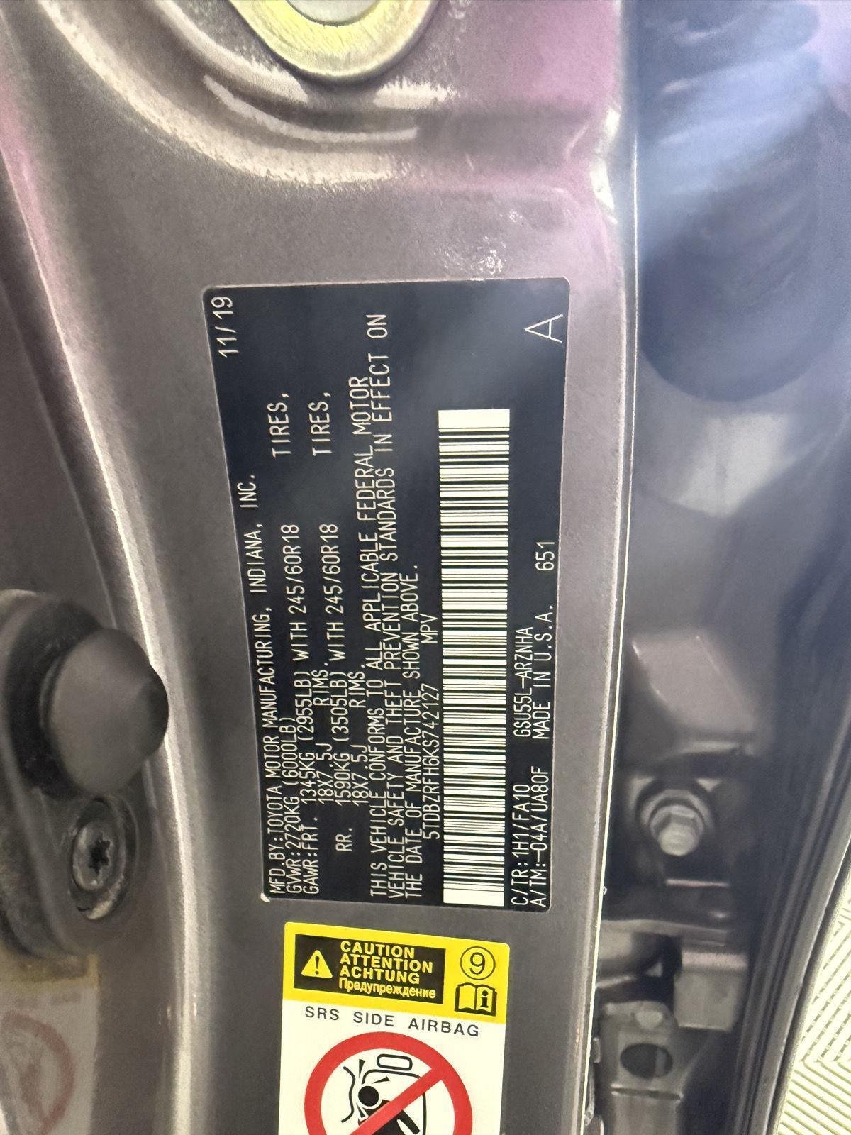 Used 2019 Predawn Gray Mica Toyota LE Plus image 23