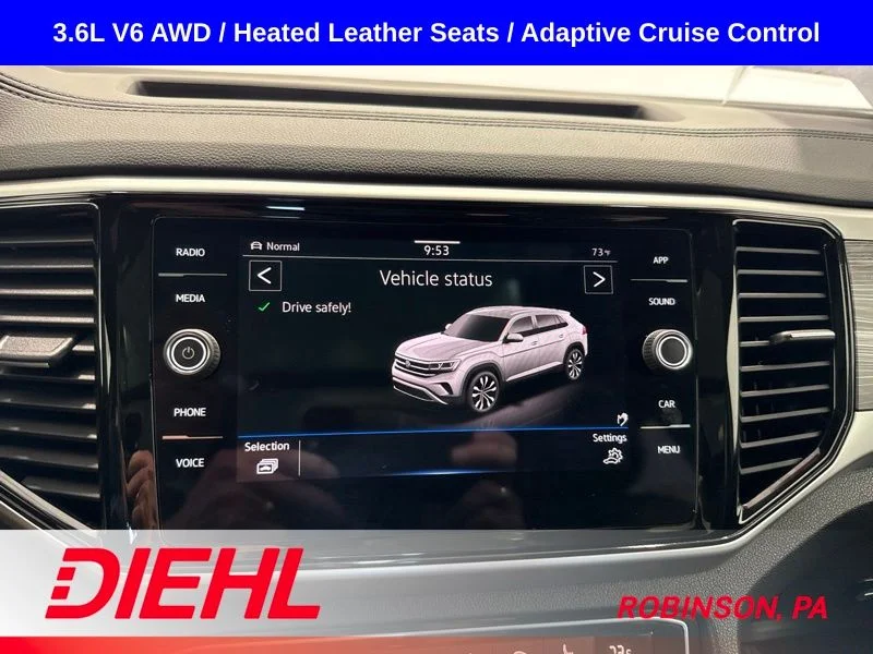 Used 2022 Gray Volkswagen 3.6L V6 SE w/Technology image 30