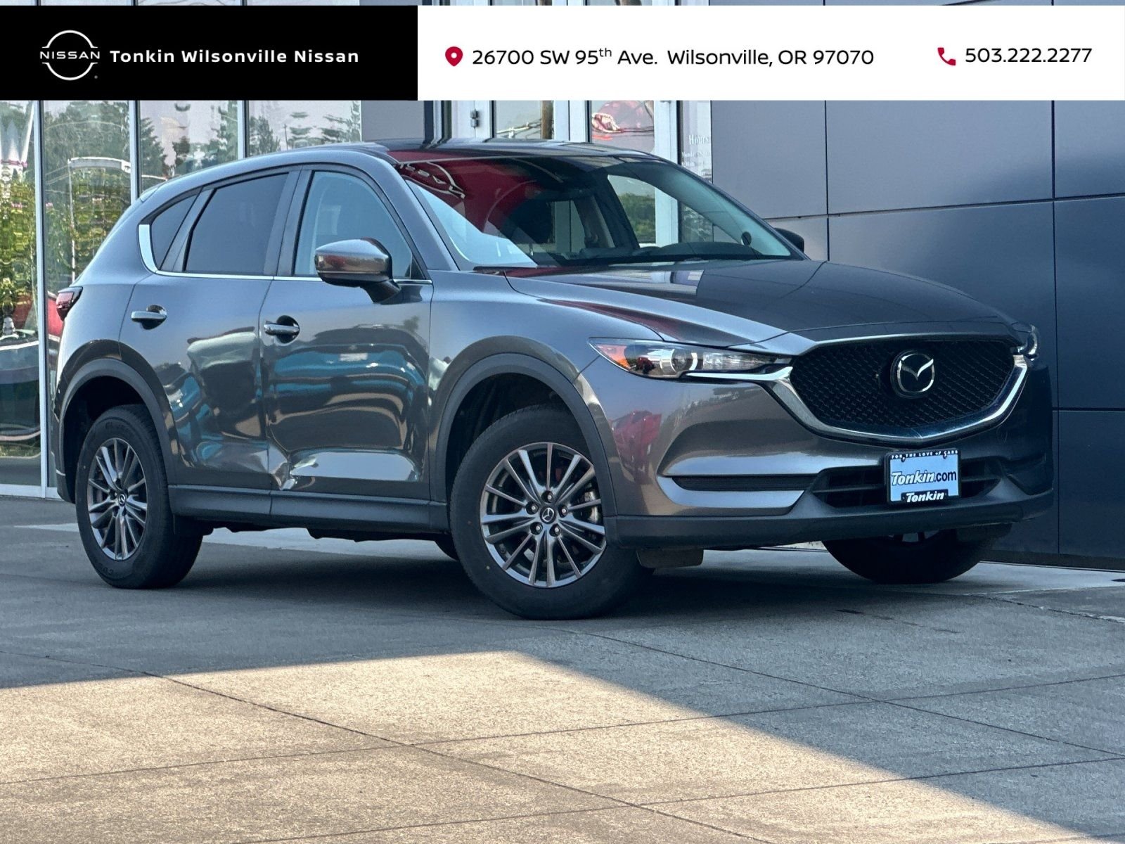 Used 2019 Machine Gray Metallic Mazda Touring image 1