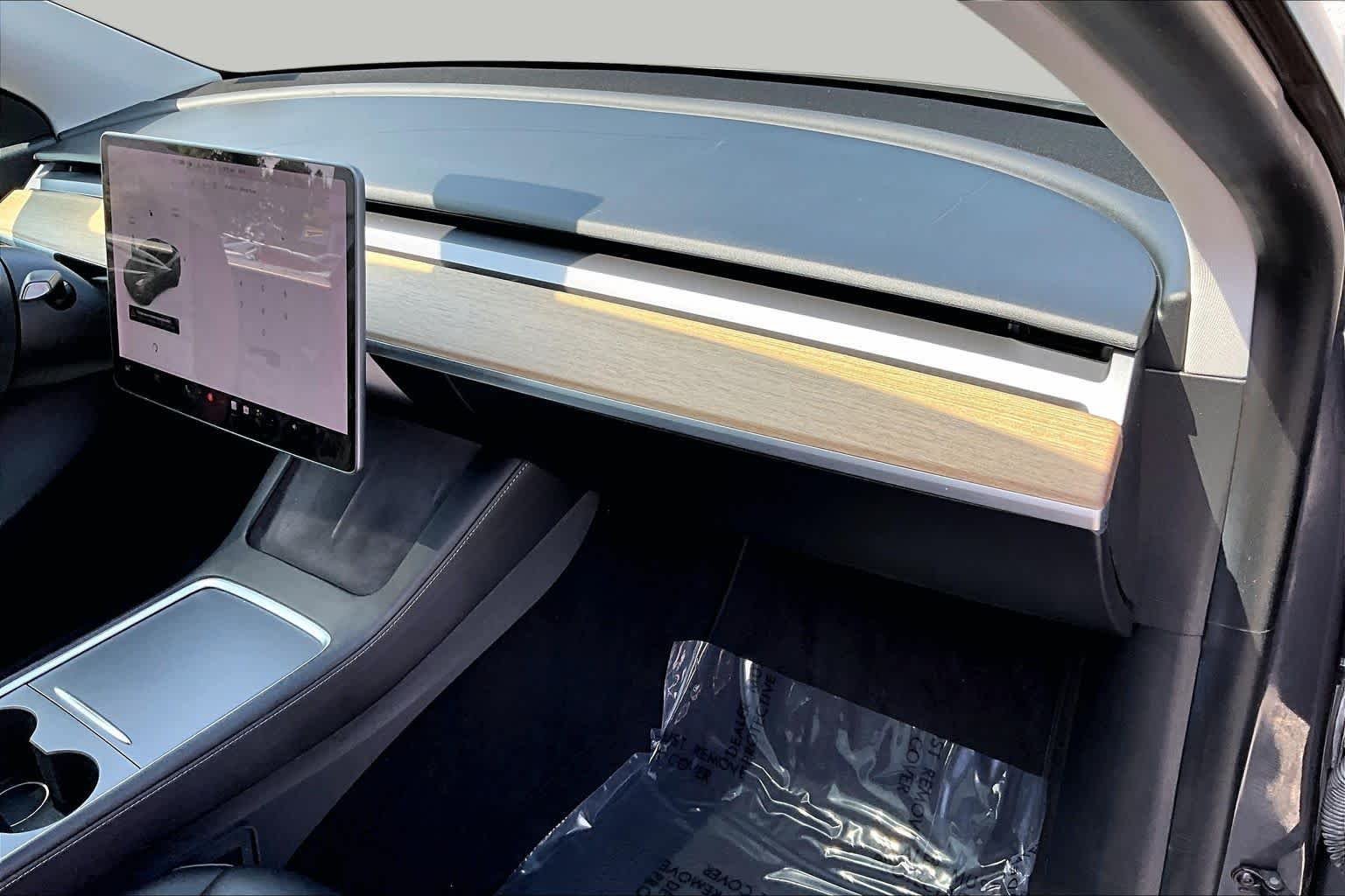 Used 2021 Midnight Silver Metallic Tesla Long Range image 16