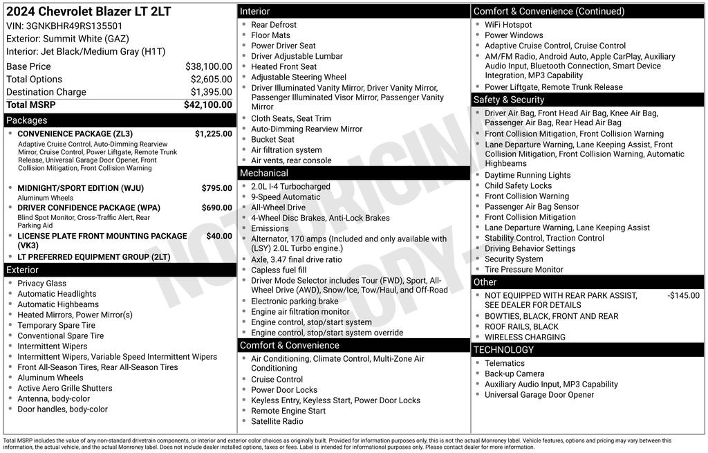 Certified Used 2024 White Chevrolet LT image 21