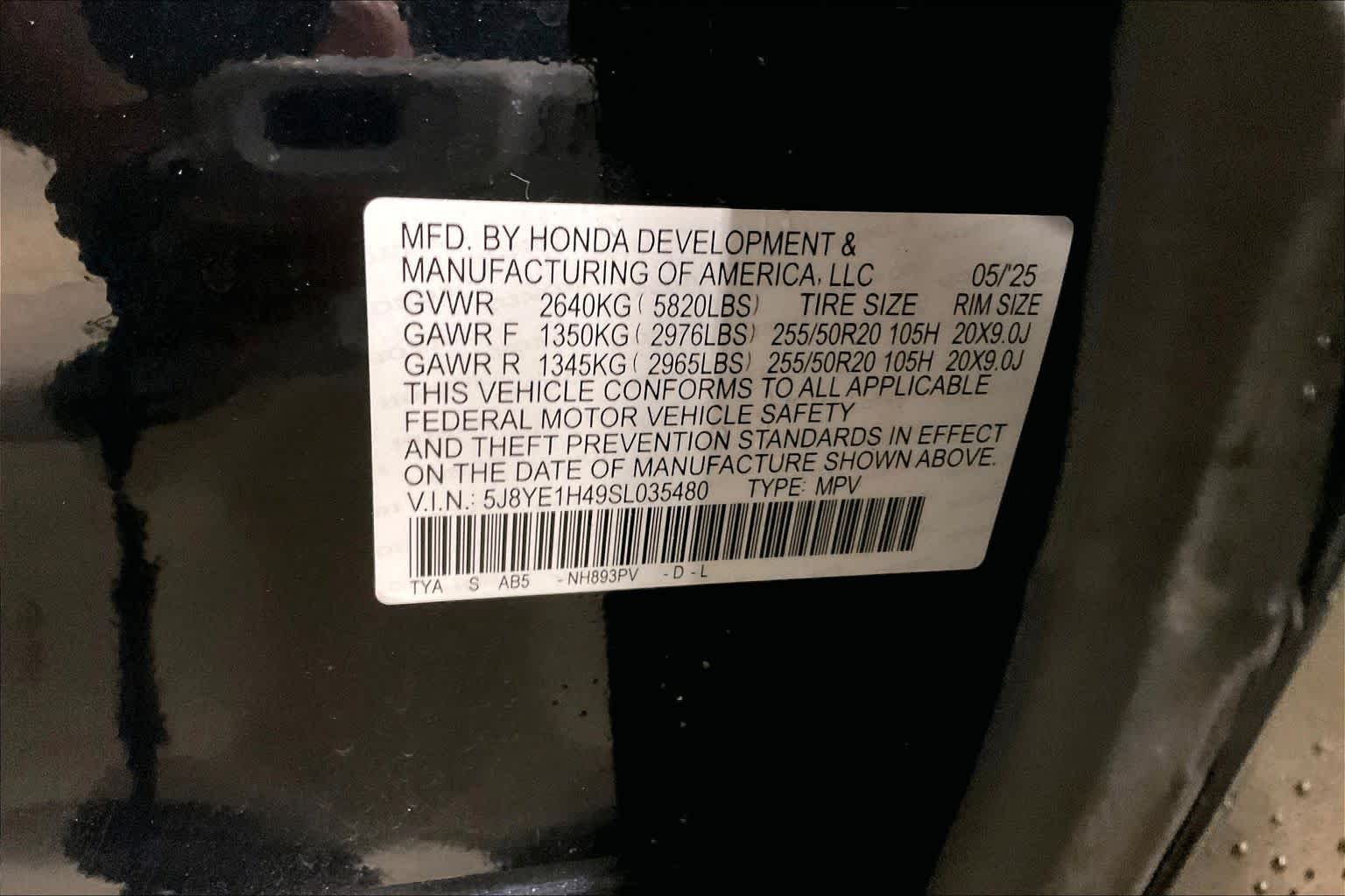 Certified Used 2025 Majestic Black Pearl Acura SH-AWD TECH image 33