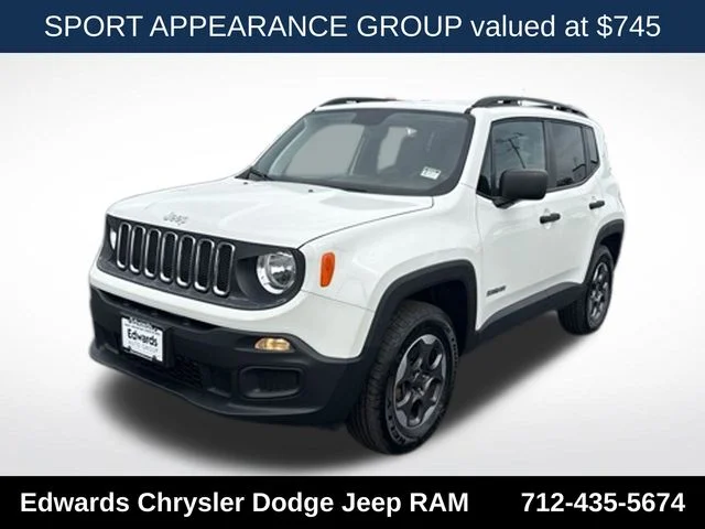 Used 2018 White Jeep Sport image 3