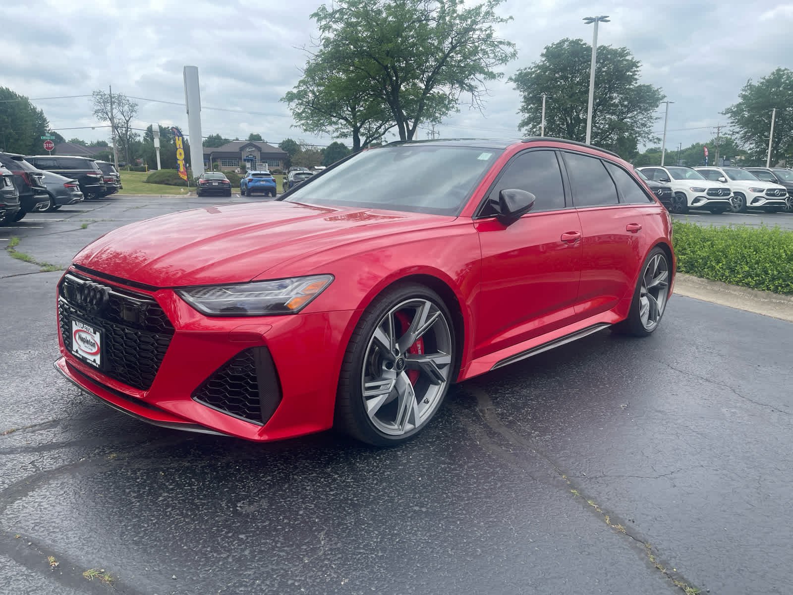 Used 2023 Tango Red metallic Audi  image 1