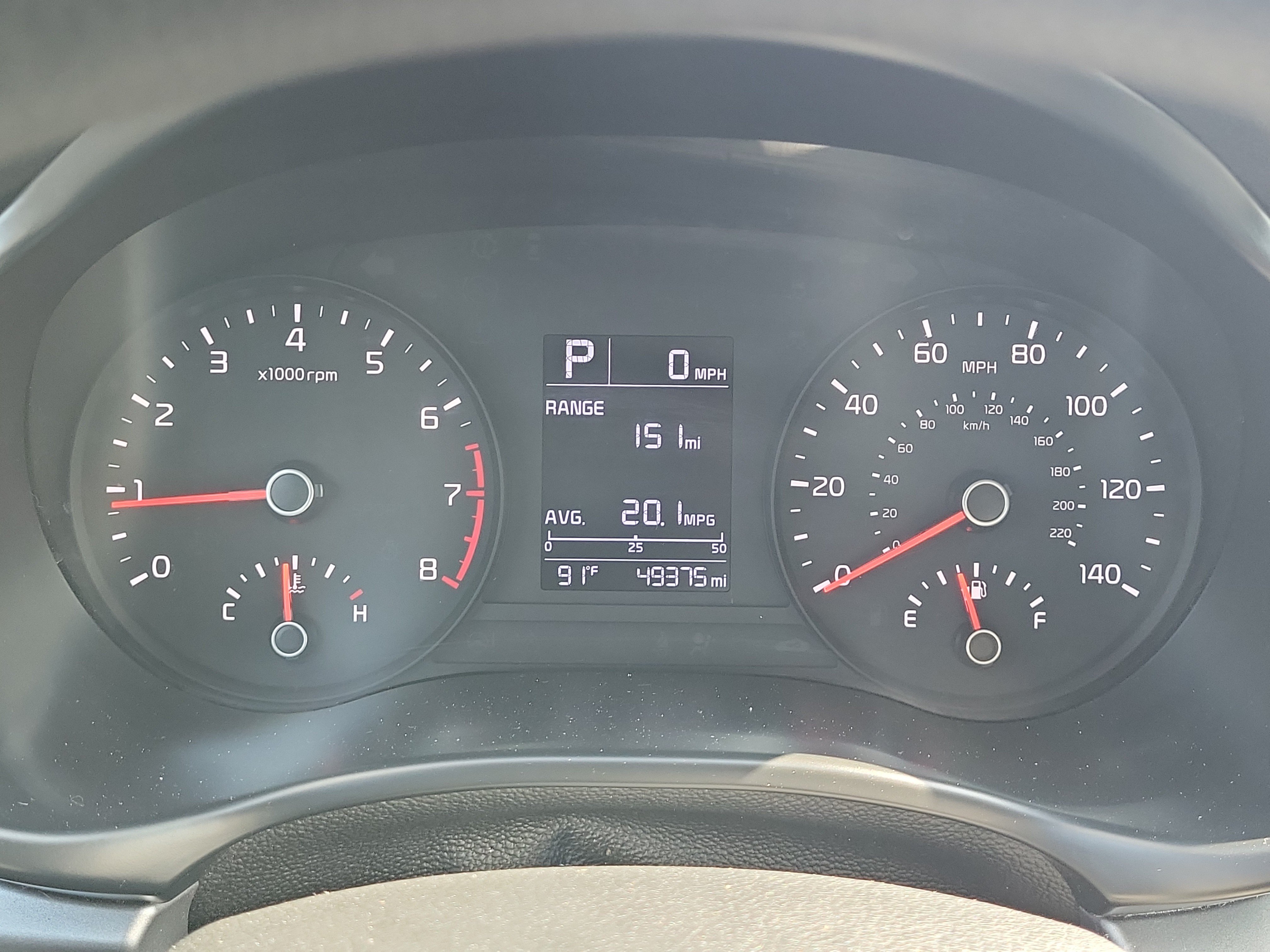 Used 2022 Aurora Black Kia LX image 23