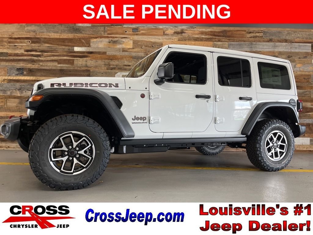 New 2026 Bright White Clear-Coat Exterior Paint Jeep Rubicon image 1