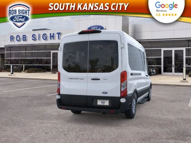 New 2026 Oxford White Ford Passenger Van XLT image 8
