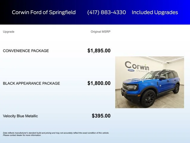 New 2025 Blue Ford Big Bend image 5
