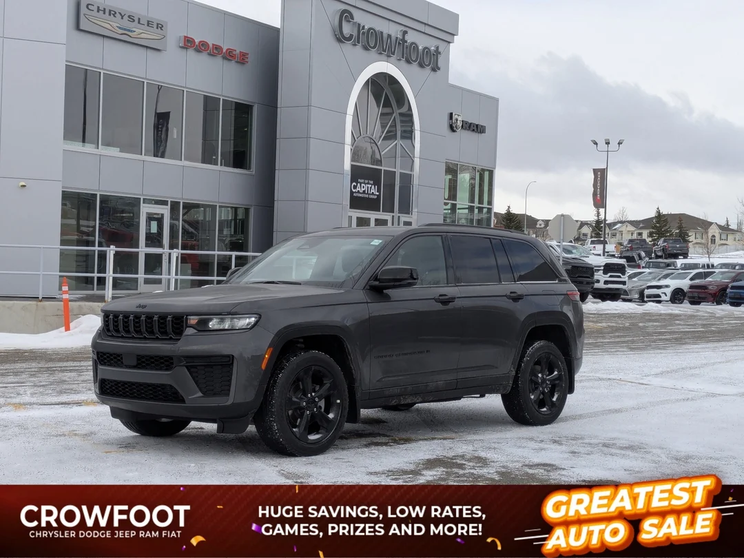 New 2026 Grey Jeep Altitude - - 4x4 - Altitude Appearance Package - Power Sunroof & More! image 1