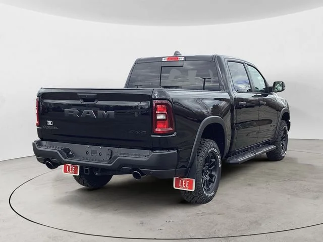 New 2026 Diamond Black Crystal Pearlcoat Ram REBEL CREW CAB 4X4 5