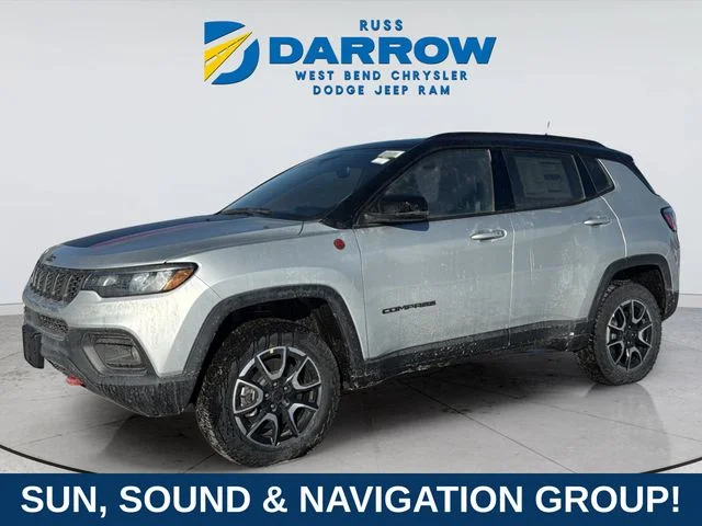 New 2026 Silver Jeep Trailhawk image 1