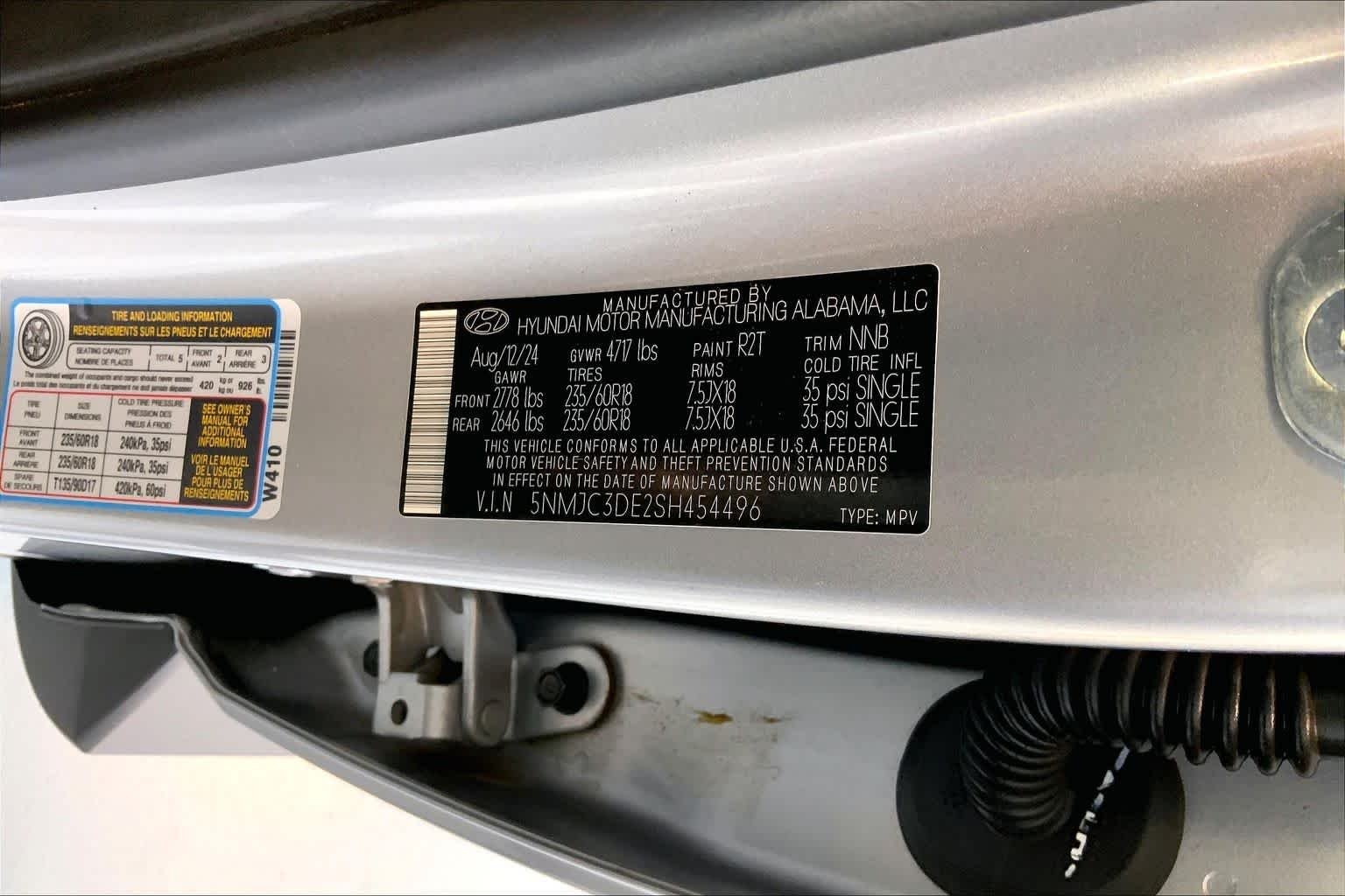 Certified Used 2025 Shimmering Silver Hyundai SEL Convenience image 33