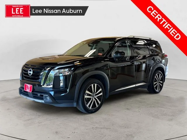 Certified Used 2024 Black Nissan Platinum image 1