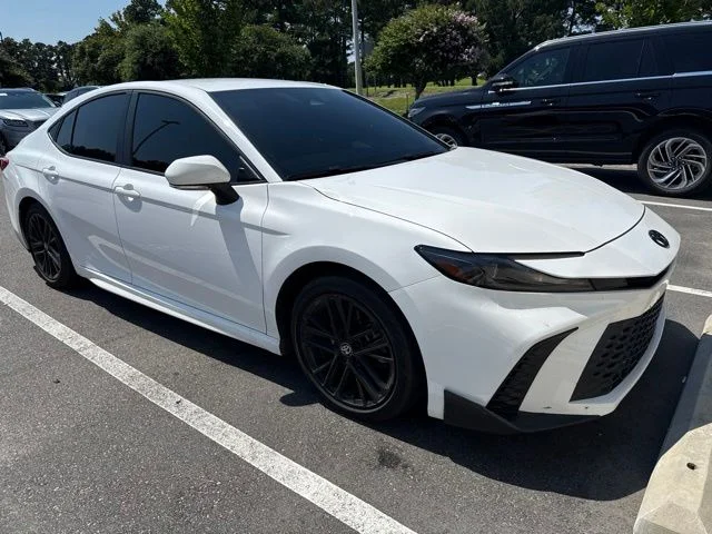 Used 2025 White Toyota SE image 1