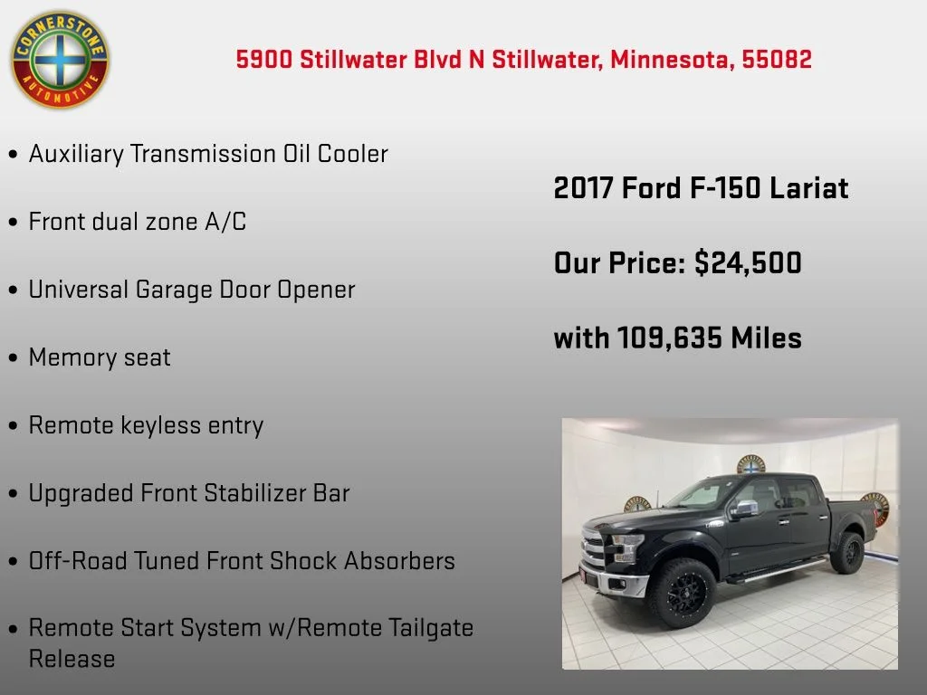 Used 2017 Black Ford Lariat image 25