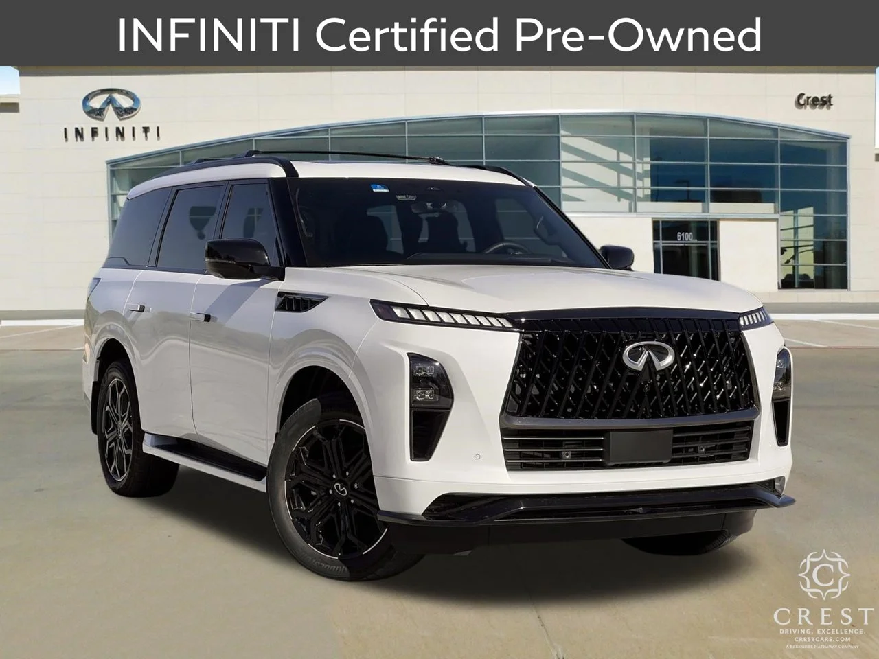 Certified Used 2026 Radiant White INFINITI SPORT image 1