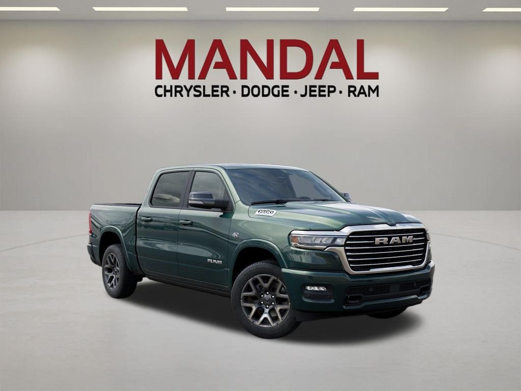 New 2026 Serrano-Green Metallic Exterior Paint RAM Laramie image 5