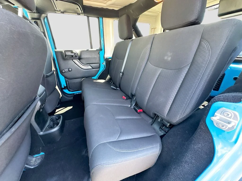 Used 2018 Blue Jeep Unlimited Sport image 26