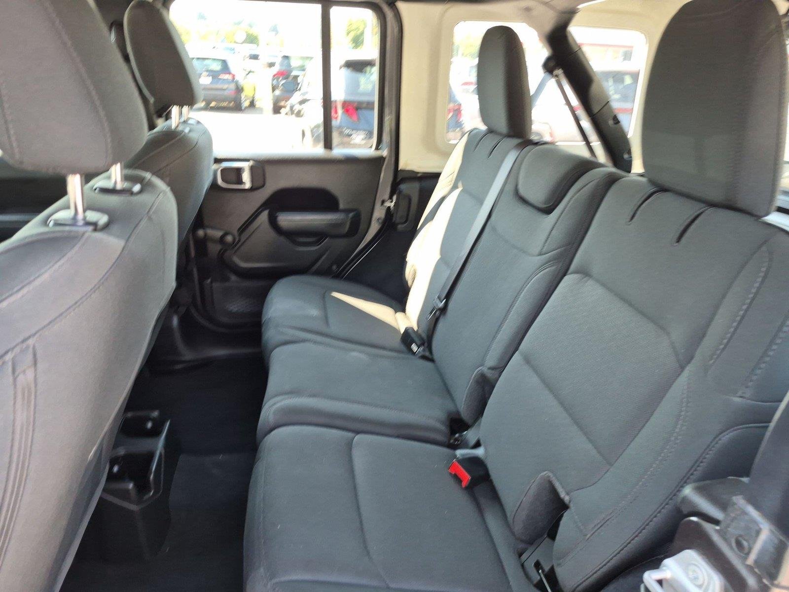 Used 2022 Granite Crystal Metallic Clearcoat Jeep Unlimited Sport image 26