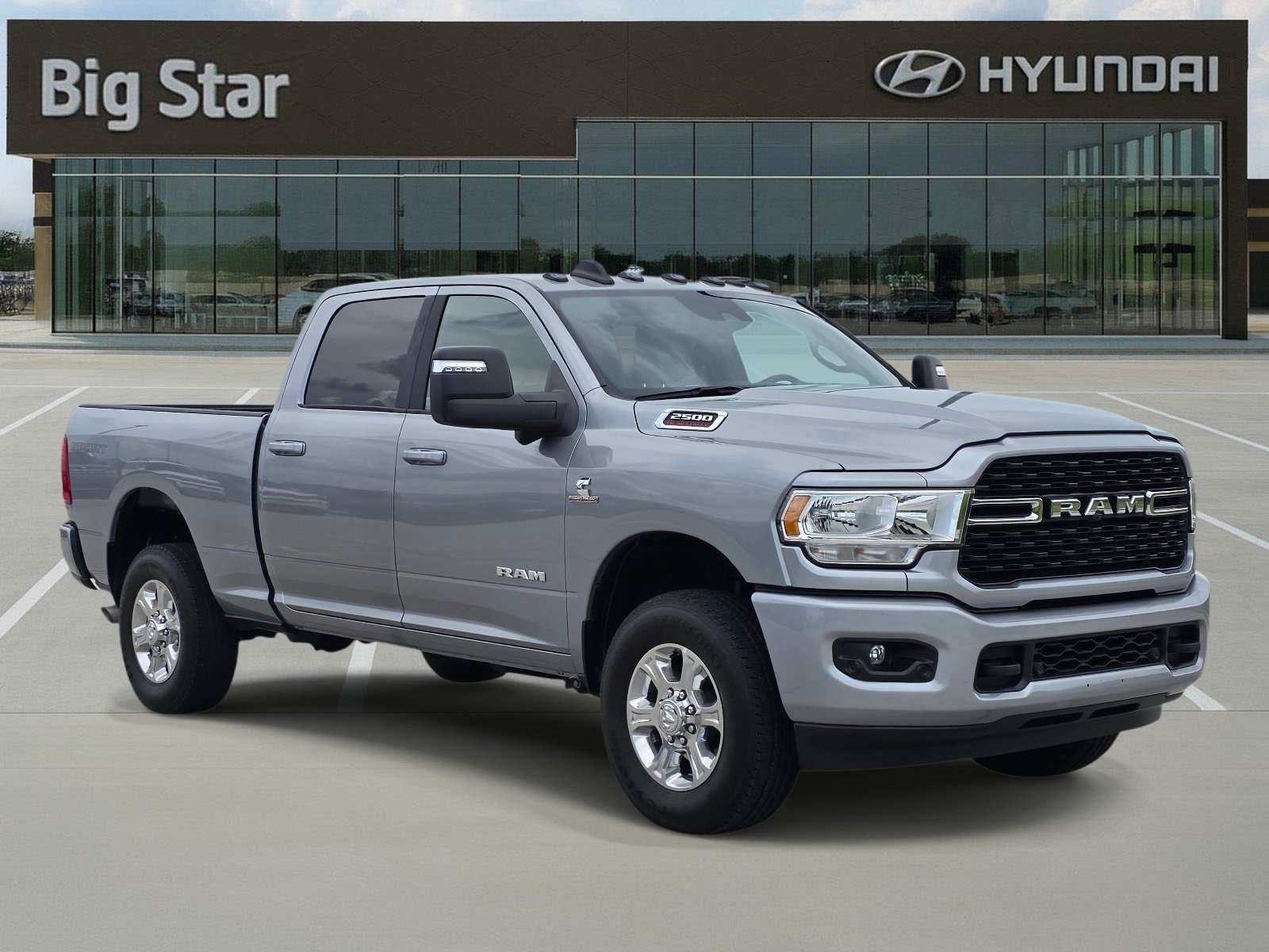 Used 2024 Billet Silver Metallic Clearcoat Ram Big Horn image 6