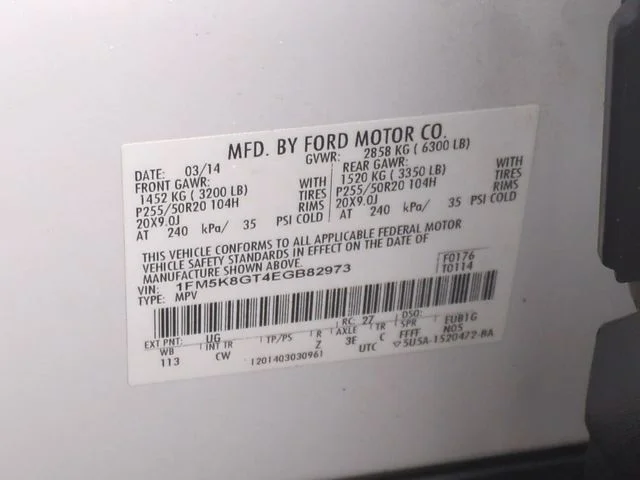 Used 2014 White Ford Sport image 26